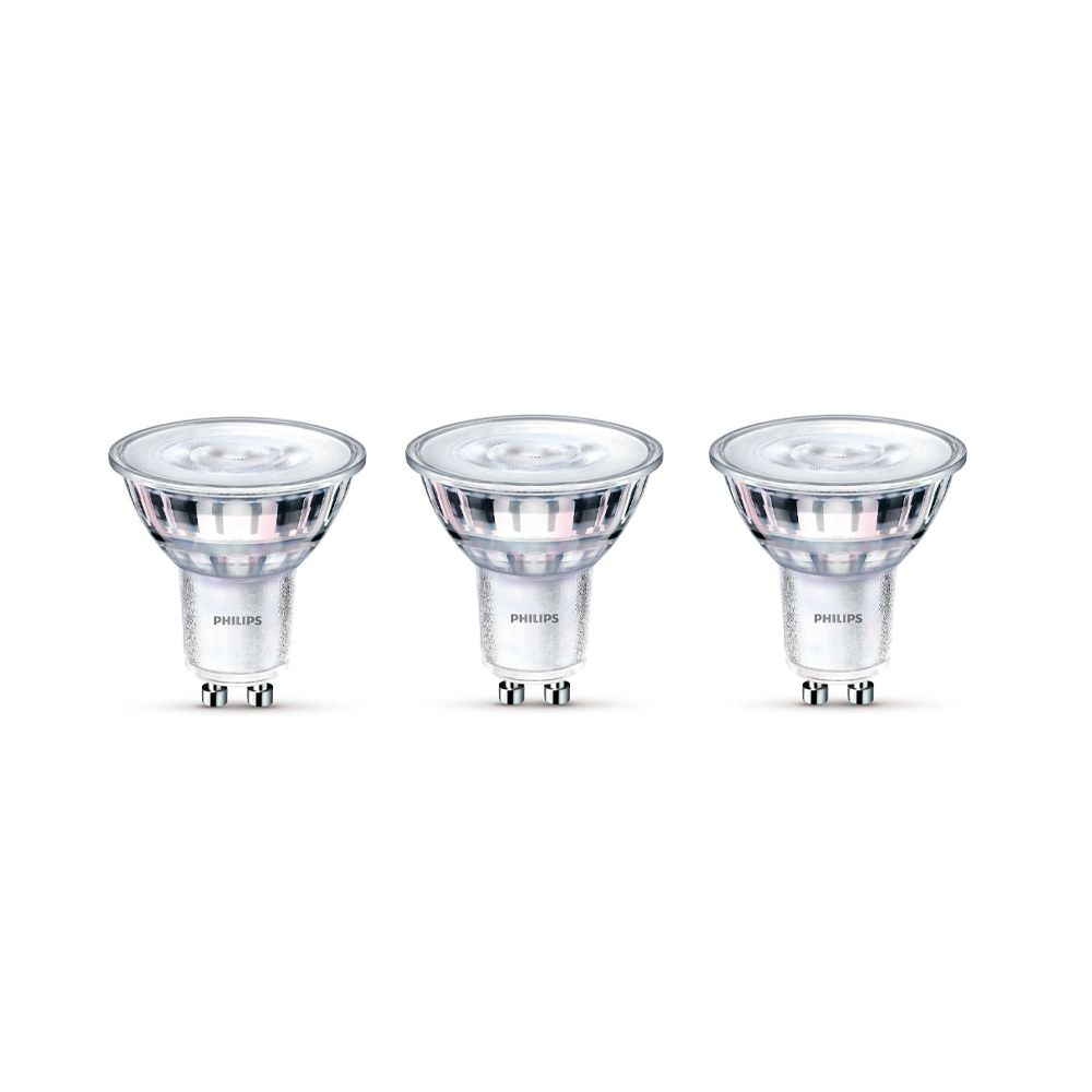 Philips 4W=50W Soft White Warm Glow GU10 Dimmable LED Light Bulb (3