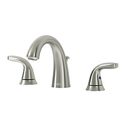 Cadet 8 inch Widespread 2 Handle Faucet, Brushed Nickel