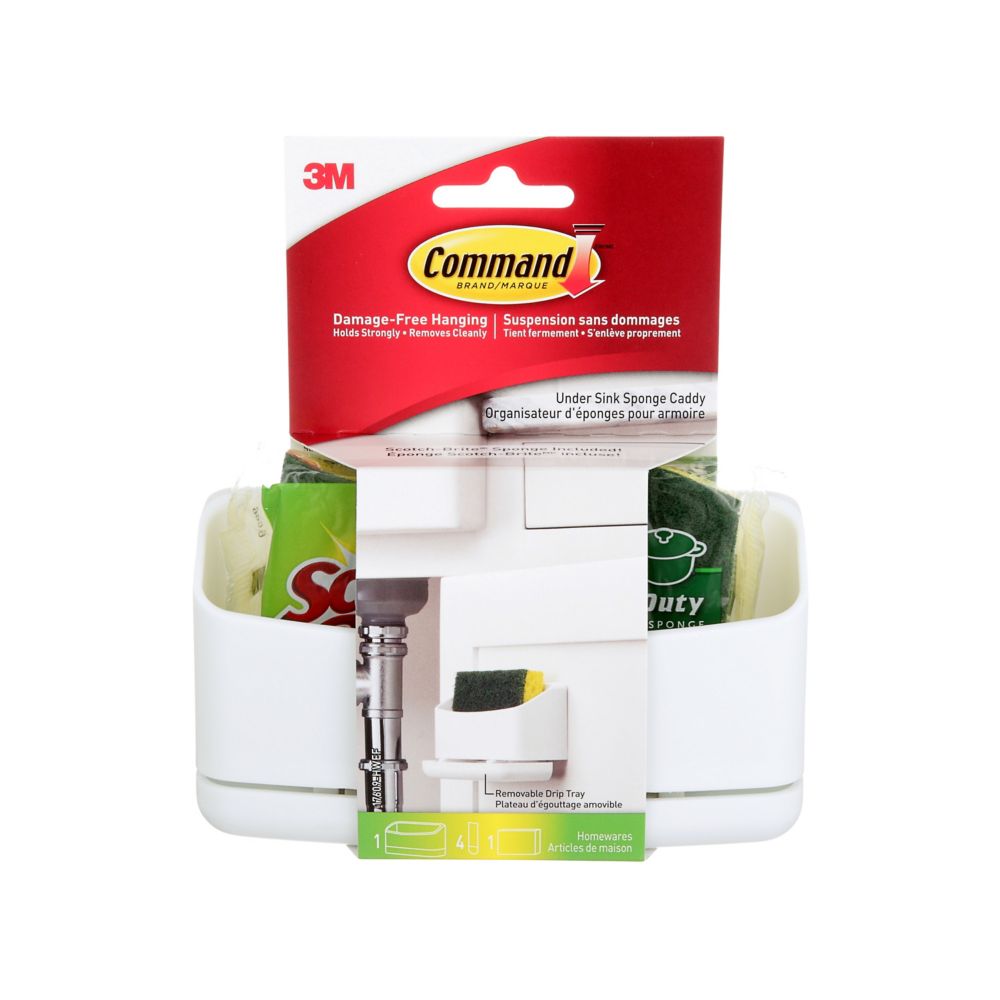 Command Under Sink Sponge Caddy, 17609HWEF The Home Depot Canada