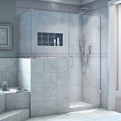 Dreamline Unidoor Plus 48 Inch X 36 3 8 72 Frameless - Tub Surround Home Depot Canada Dreamline Unidoor Plus 48 Inch X 36 3 8 72 Frameless - Tub Surround Home Depot Canada