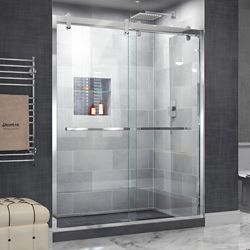 Dreamline Enigma 56 Inch To 60 Inch X 79 Inch Frameless Sliding