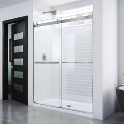 Dreamline Essence H 56 60 Inch W X 76 Inch H Frameless Bypass
