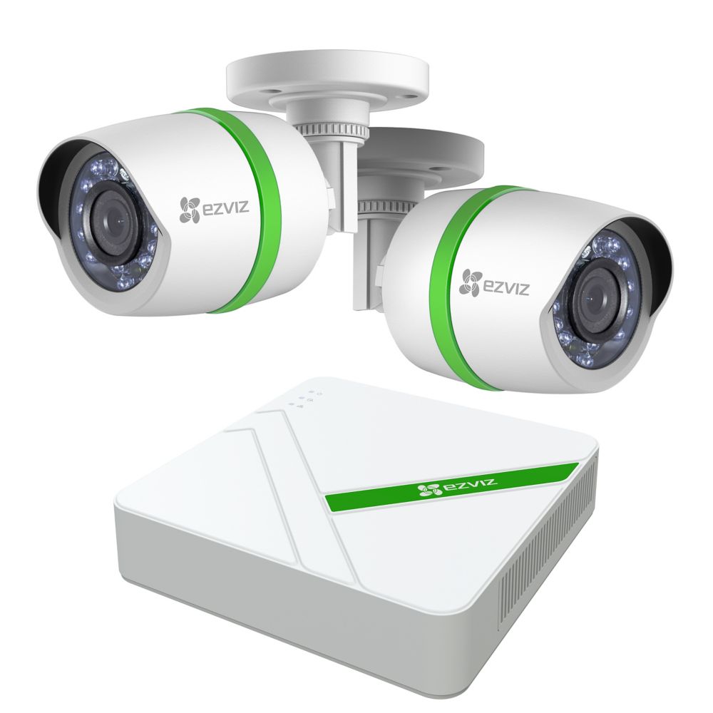EZVIZ 4Channel 1080p Surveillance System w/ 4 Bullet Cameras and 1TB