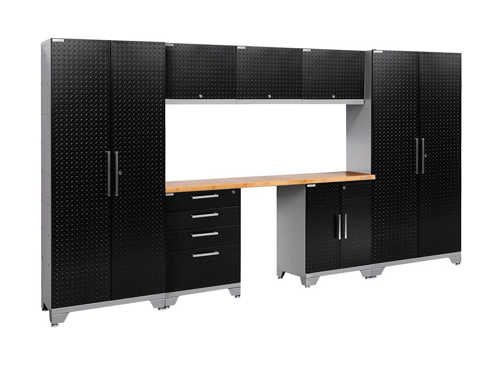 NewAge Products Performance Diamond Plate 2.0 Garage Set in