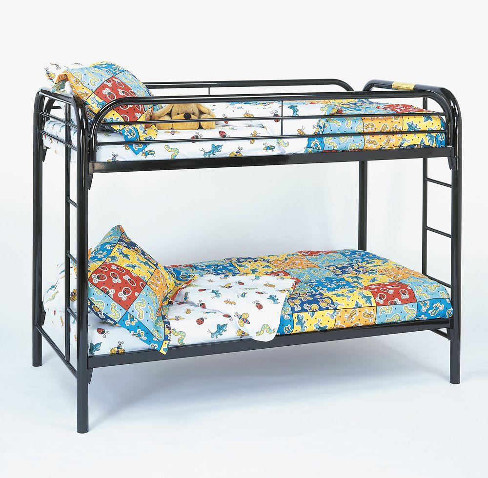 Monarch Specialties Bunk Bed Twin Size Black Metal The Monarch Specialties Bunk Bed Twin Size Black Metal