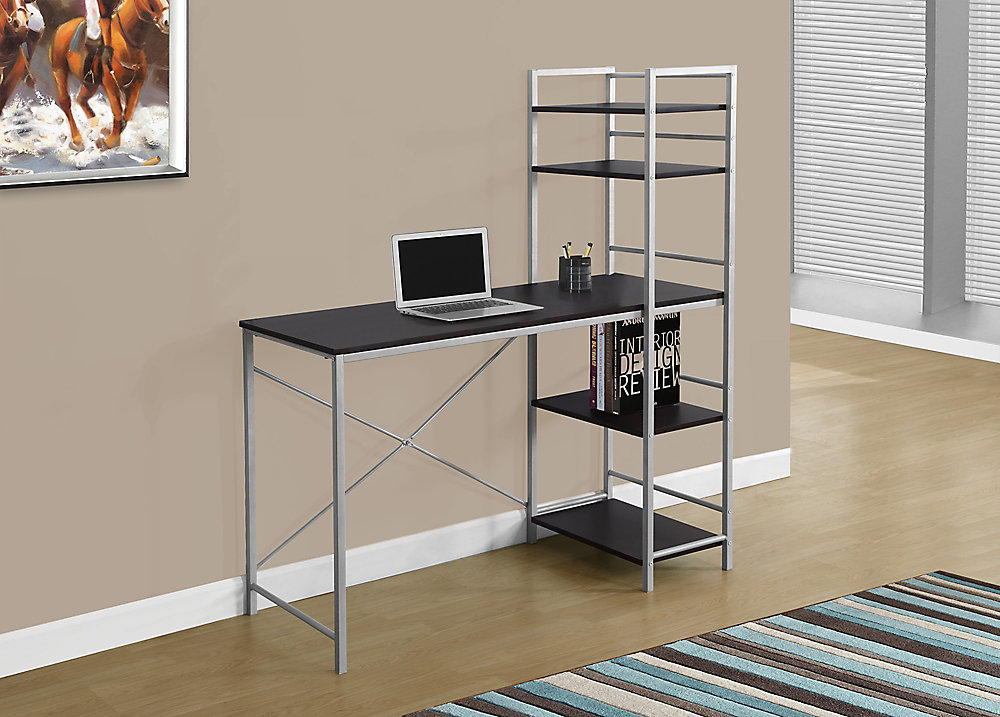 Standard Computer Desk In Brown