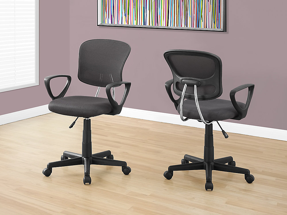 Office Chair Grey Mesh Juvenile Multi Position