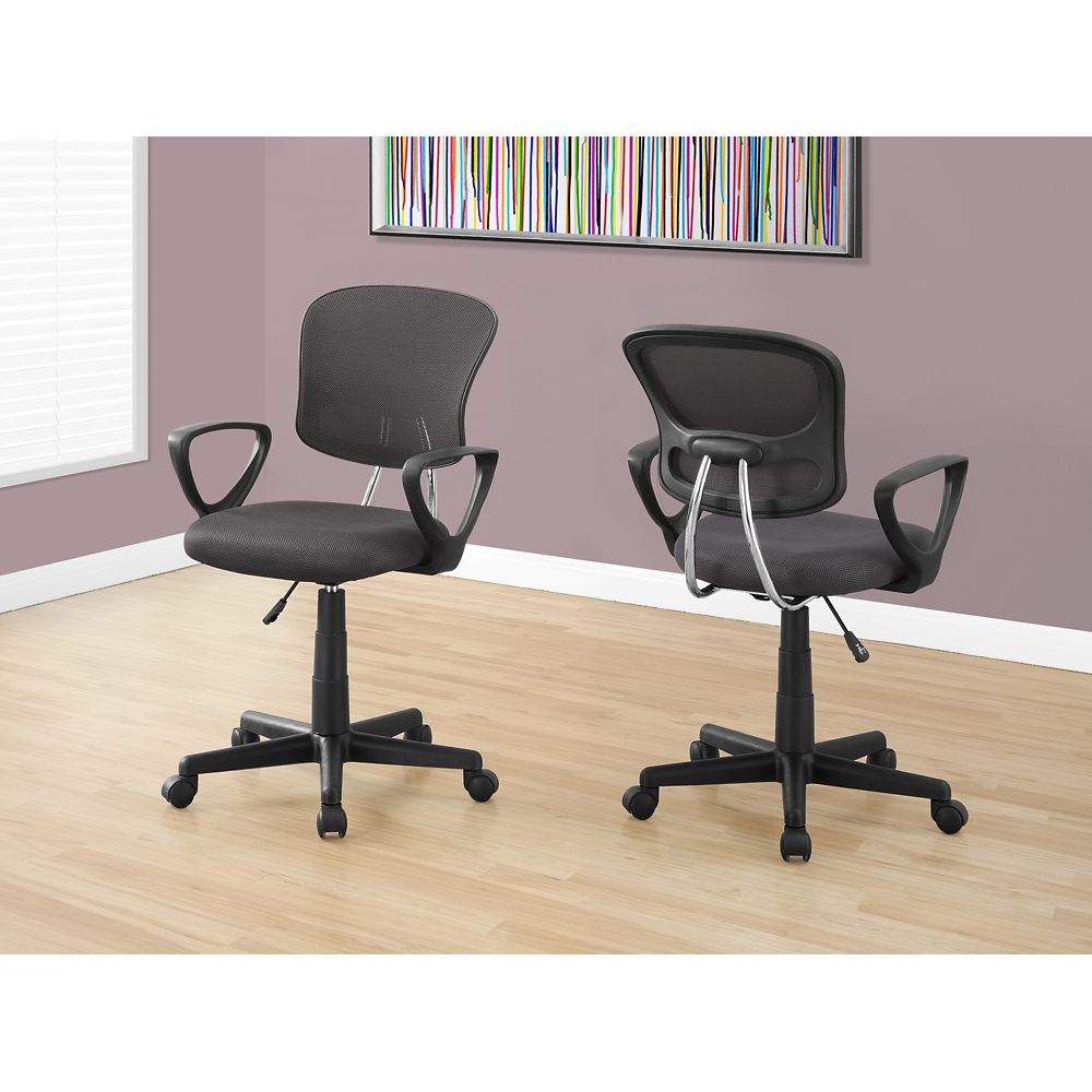 Office Chair Grey Mesh Juvenile Multi Position