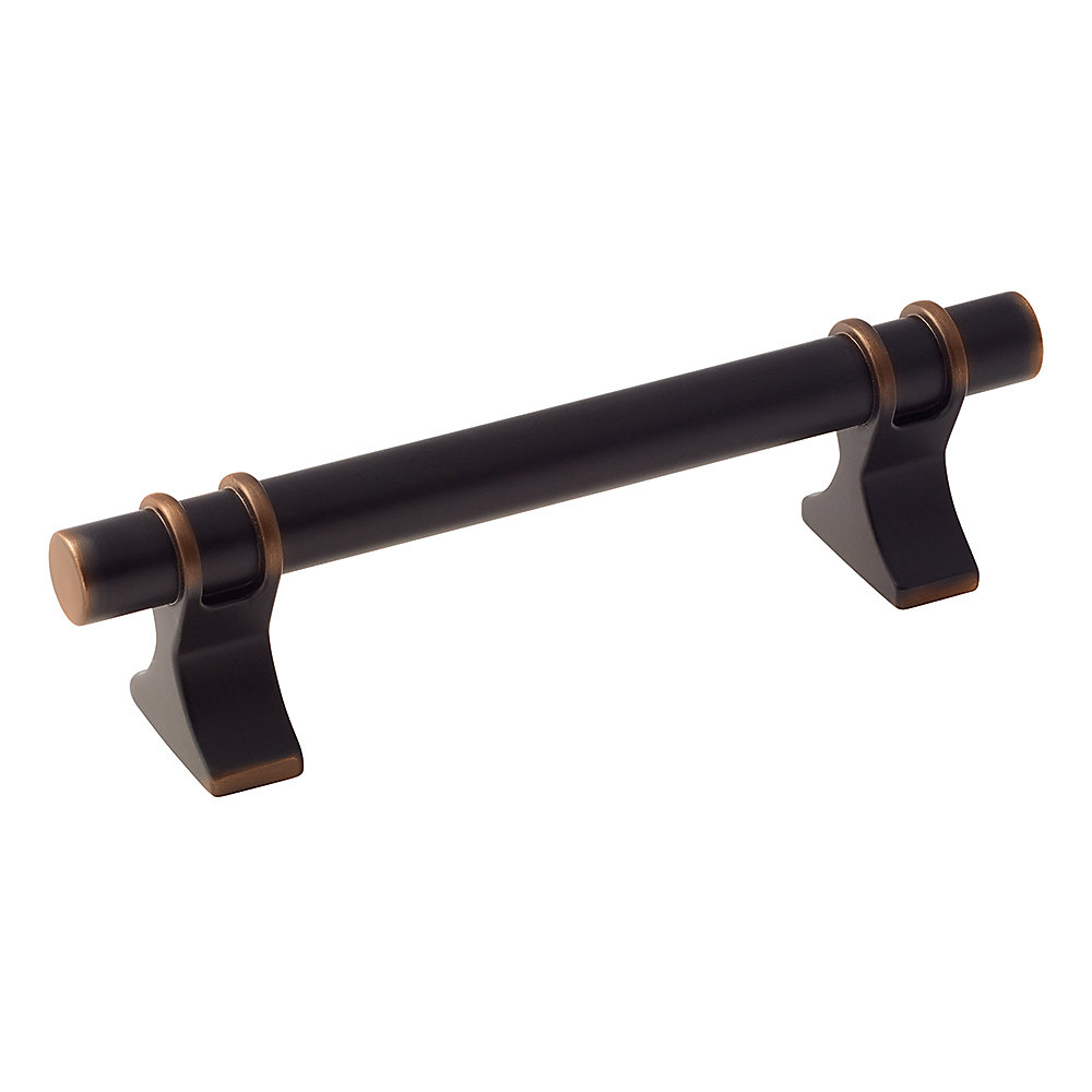davenport 3-3/4-inch (96 mm) oil-rubbed bronze cabinet pull