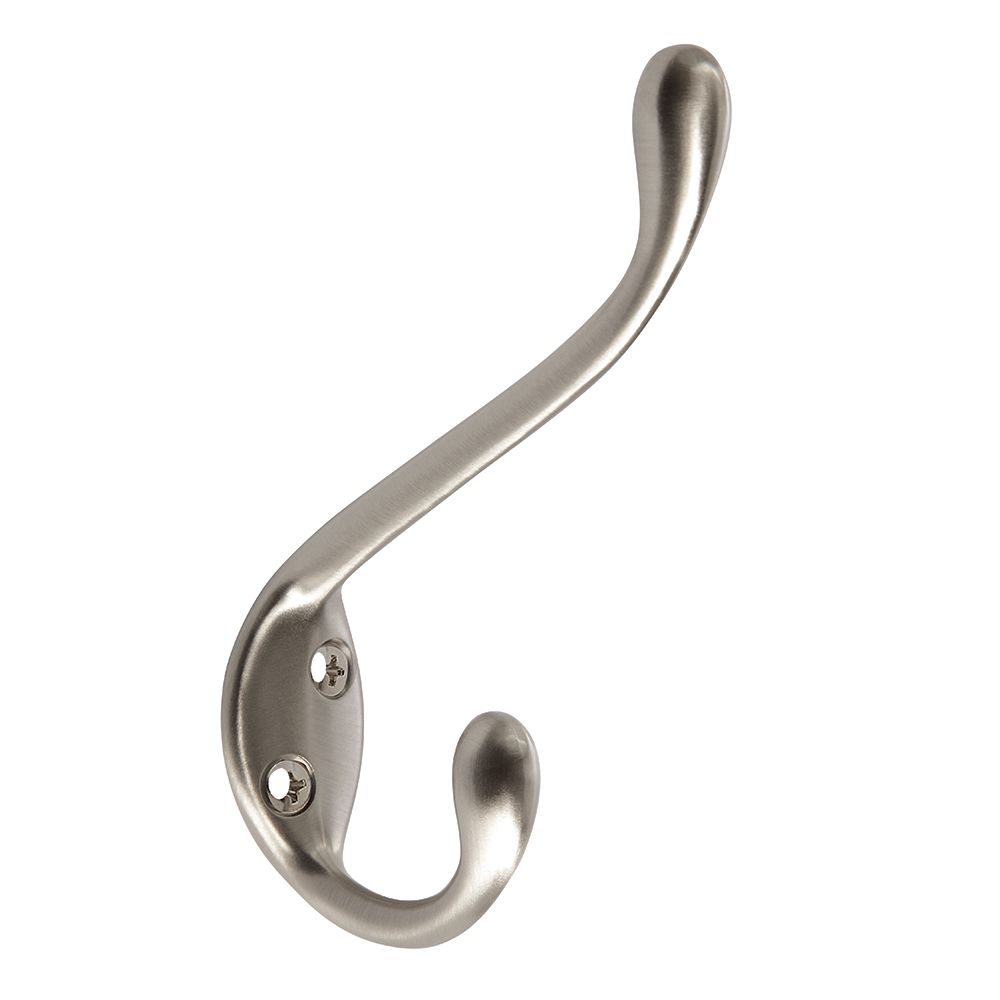 Amerock Large Coat and Hat Hook Satin Nickel The Home Depot Canada