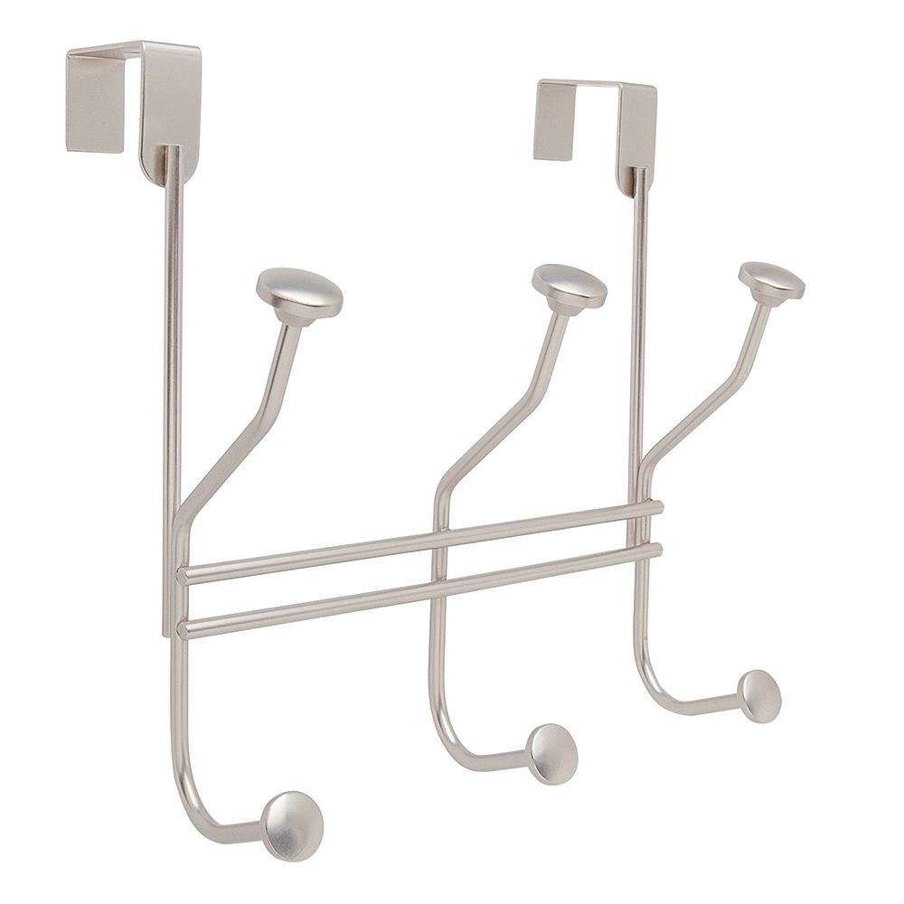 Amerock OvertheDoor Multiple Hooks Silver The Home Depot Canada