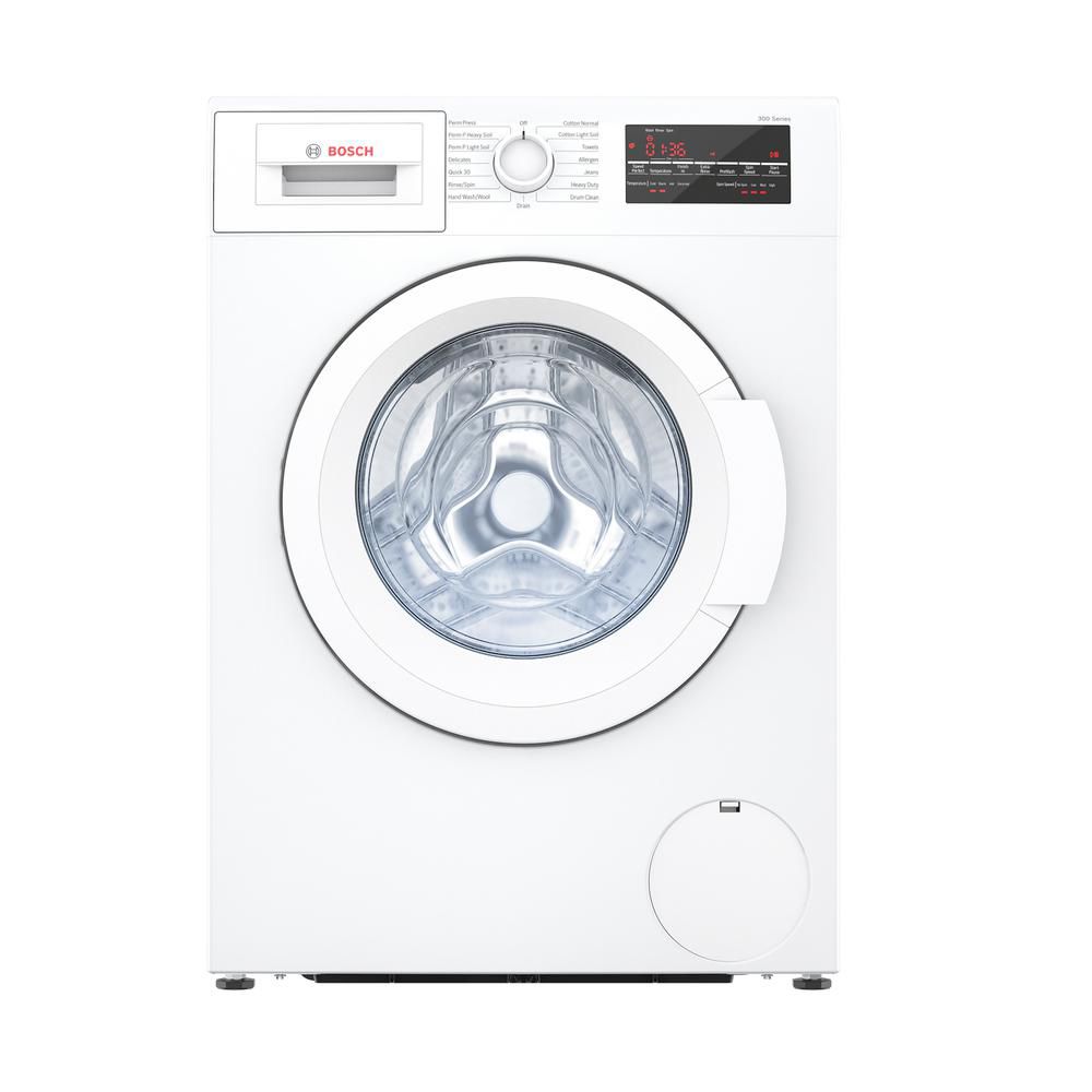 Bosch 300 Series 24 inch Compact Washer Plugs Into Dryer (See