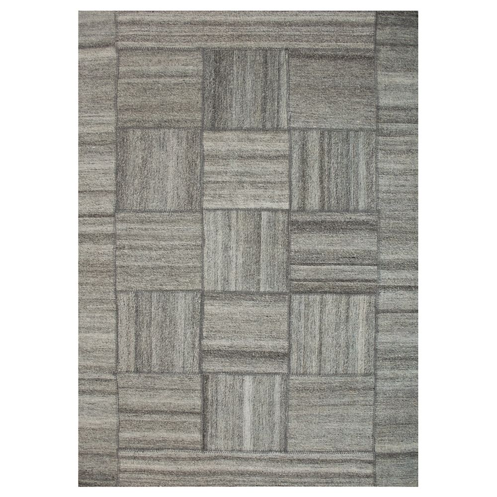 Lanart Rug Red Patchwork 7 Ft. 8 In. x 10 Ft. Area Rug The Home Depot