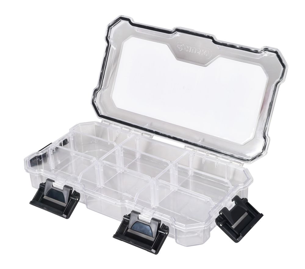 Husky 12inch Waterproof Storage Bin Small Parts