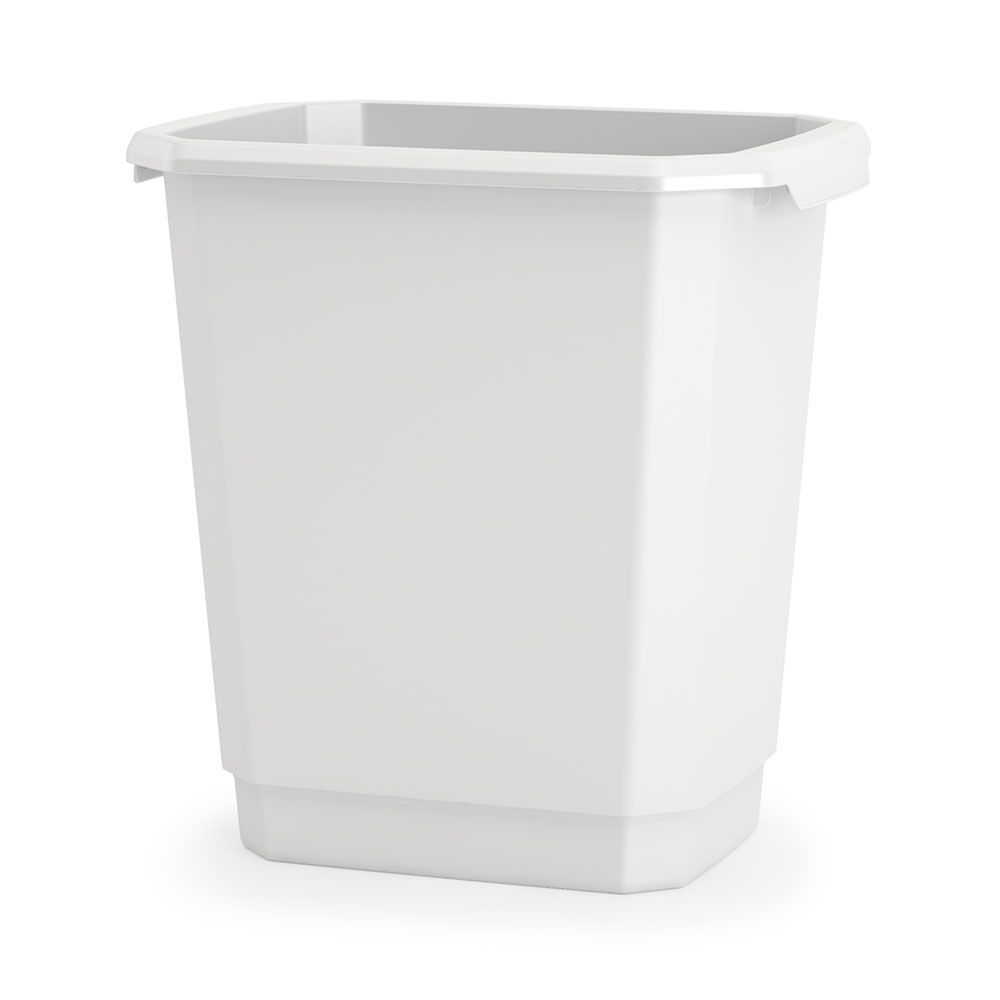 HDX 13.7L Studio Waste Bin, White The Home Depot Canada