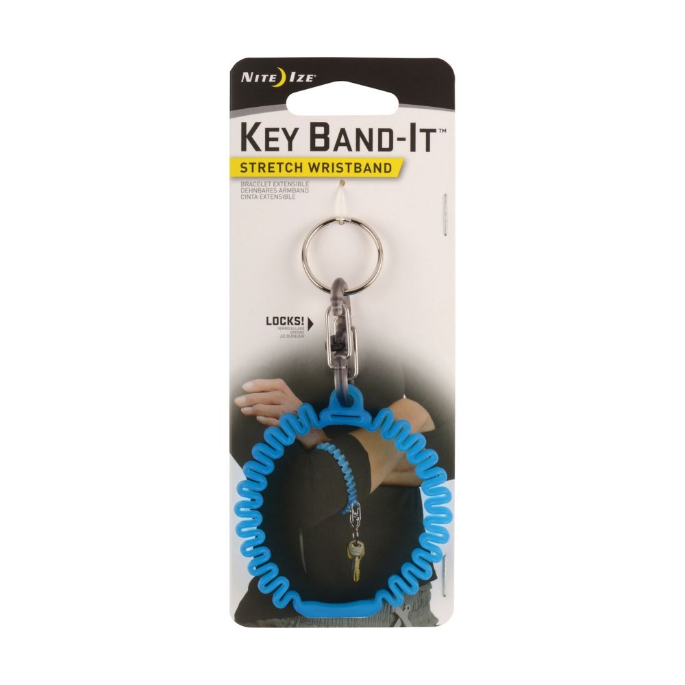 Nite Ize Key BandIt Stretch Wristband Blue The Home Depot Canada