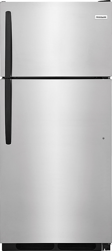 Stainless Steel Vegetables Fruits Refrigerator frigidaire 16 cu ft top mount refrigerator in stainless steel