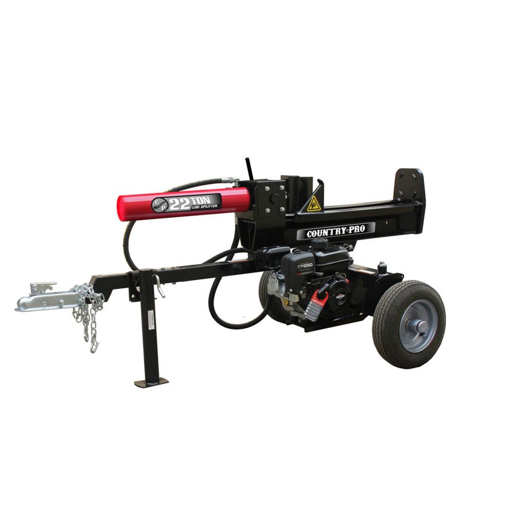 COUNTRY PRO 22 Ton Log Splitter with 208cc Briggs and Stratton Engine