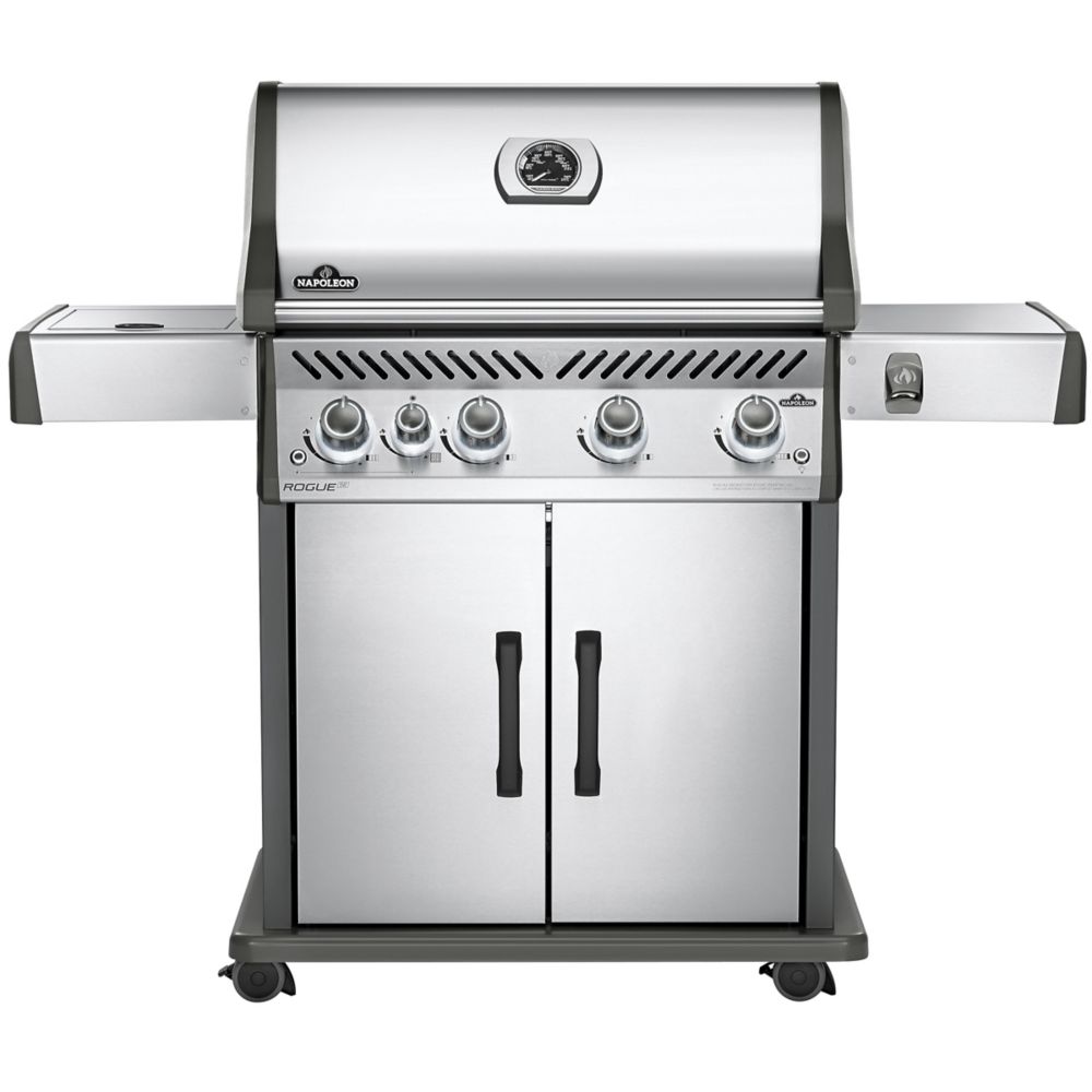 Napoleon Rogue SE 525 Natural Gas BBQ with Infrared Side Burner in Stainless Steel The Home
