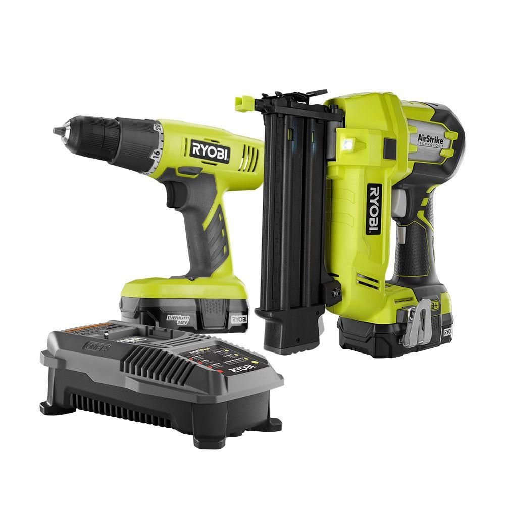 UPC 033287170623 product image for ONE 18-Volt Lithium-Ion Drill/Driver and Brad Nailer Combo Kit (2-Tool) | upcitemdb.com