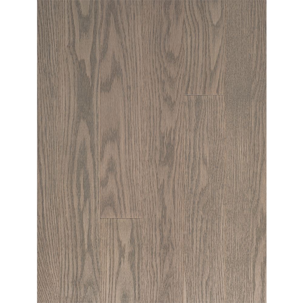 Wood Flooring The Home Depot Canada Sand Grey Red Oak¾ Inch X 3 ¼ Engineered