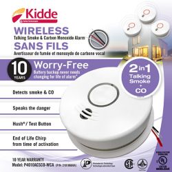 Kidde talking smoke and carbon monoxide alarm