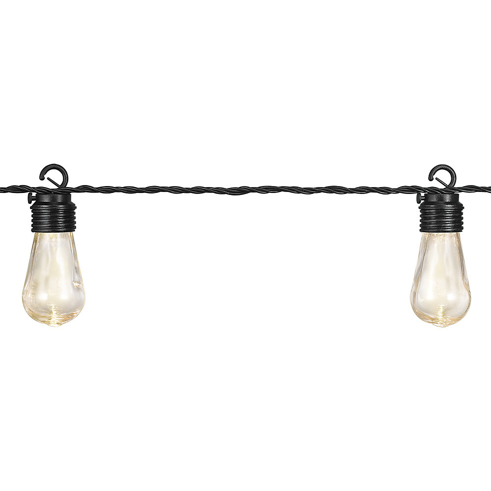10 Light Vintage Bulb Led Garden String
