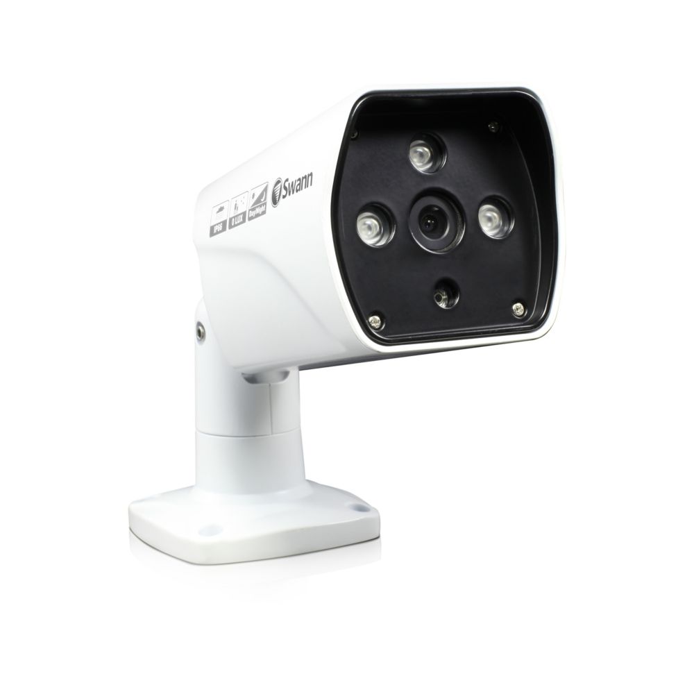 Swann Wide Angle Bullet 1080p Tribrid Security Camera The Home Depot