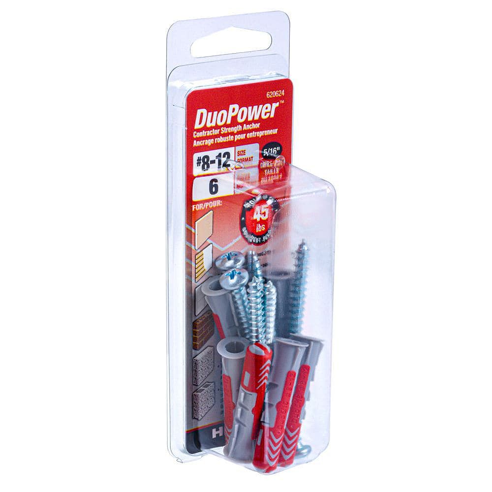 DuoPower 1012 Contractor Strength Anchor 6pcs The Home Depot Canada