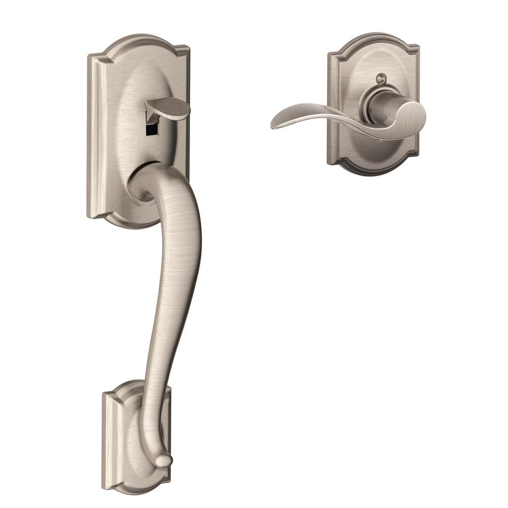 Schlage Système de poignée de porte d'entrée Camelot avec levier