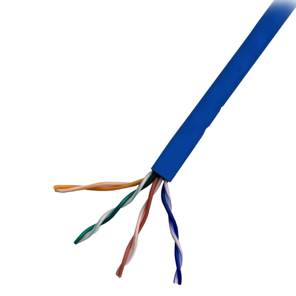 Electronic Master 1000 ft UTP CAT5e Network Cable, Blue (CAT5211000B