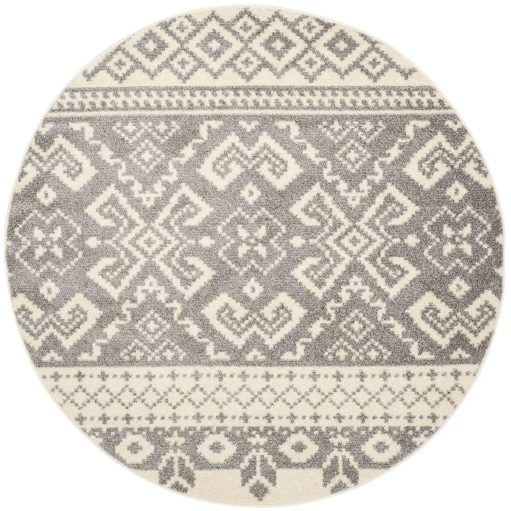 Safavieh Adirondack Karina Ivory / Silver 6 ft. x 6 ft. Indoor Round