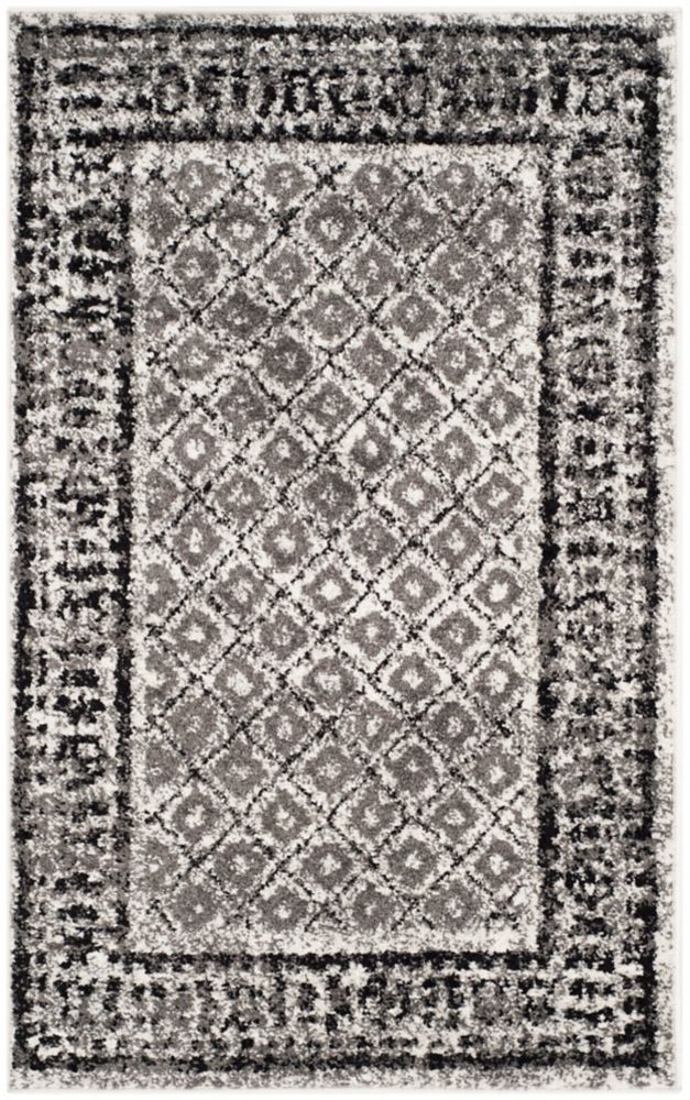 Safavieh Adirondack Luther Ivory / Silver 2 ft. 6 inch x 4 ft. Indoor