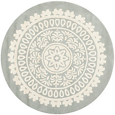 Safavieh Bella Grey Ivory 7 Feet X Round Area Rug The Bella Grey Ivory 7 Feet X Round Area Rug