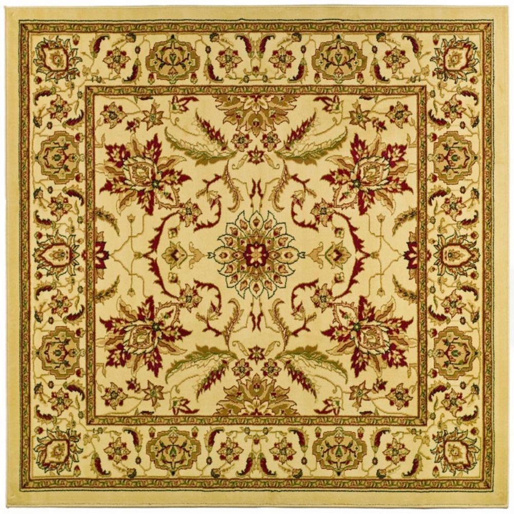 Safavieh Lyndhurst Eli Ivory 6 ft. x 6 ft. Indoor Square Area Rug | The