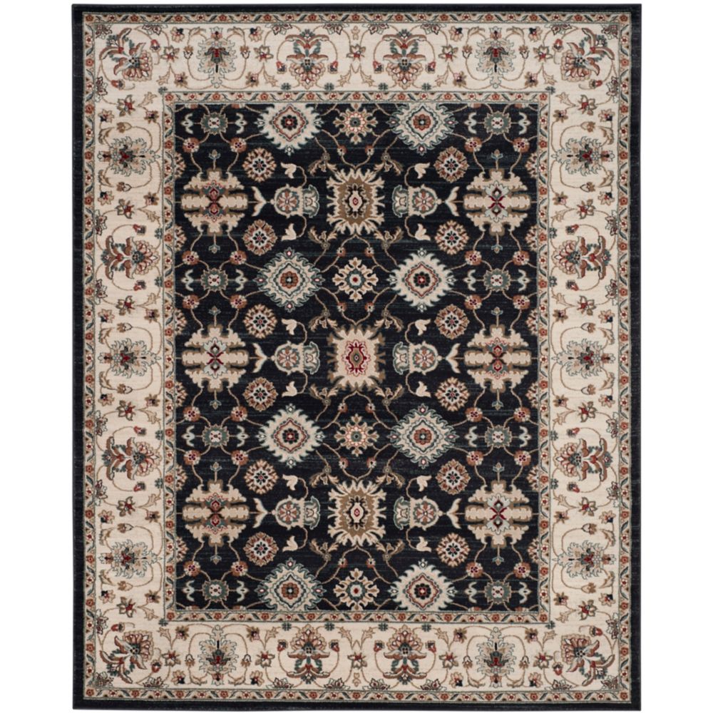 Safavieh Lyndhurst Hank Navy / Cream 9 ft. x 12 ft. Indoor Area Rug