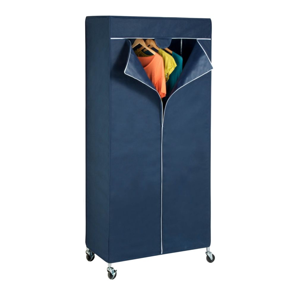 Honey Can Do Garment Rack Cover in Blue | The Home Depot Canada