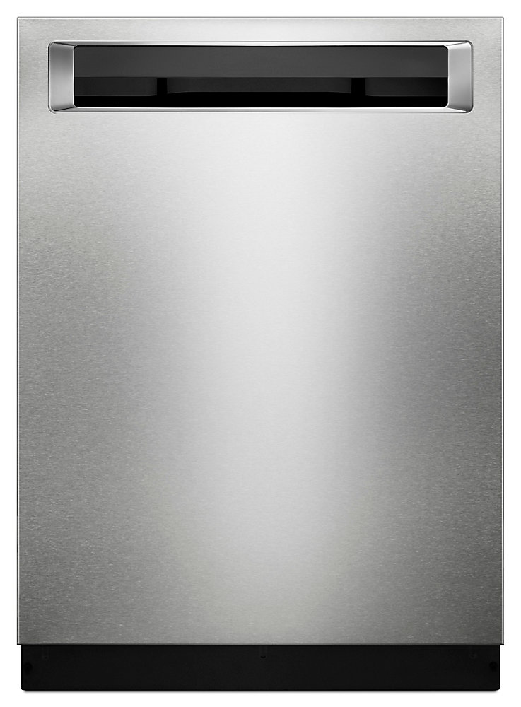 Kitchenaid Top Control Built In Dishwasher With 3rd Rack Kitchenaid Top Control Built In Dishwasher With 3rd Rack Printshield Stainless Steel 46 Dba