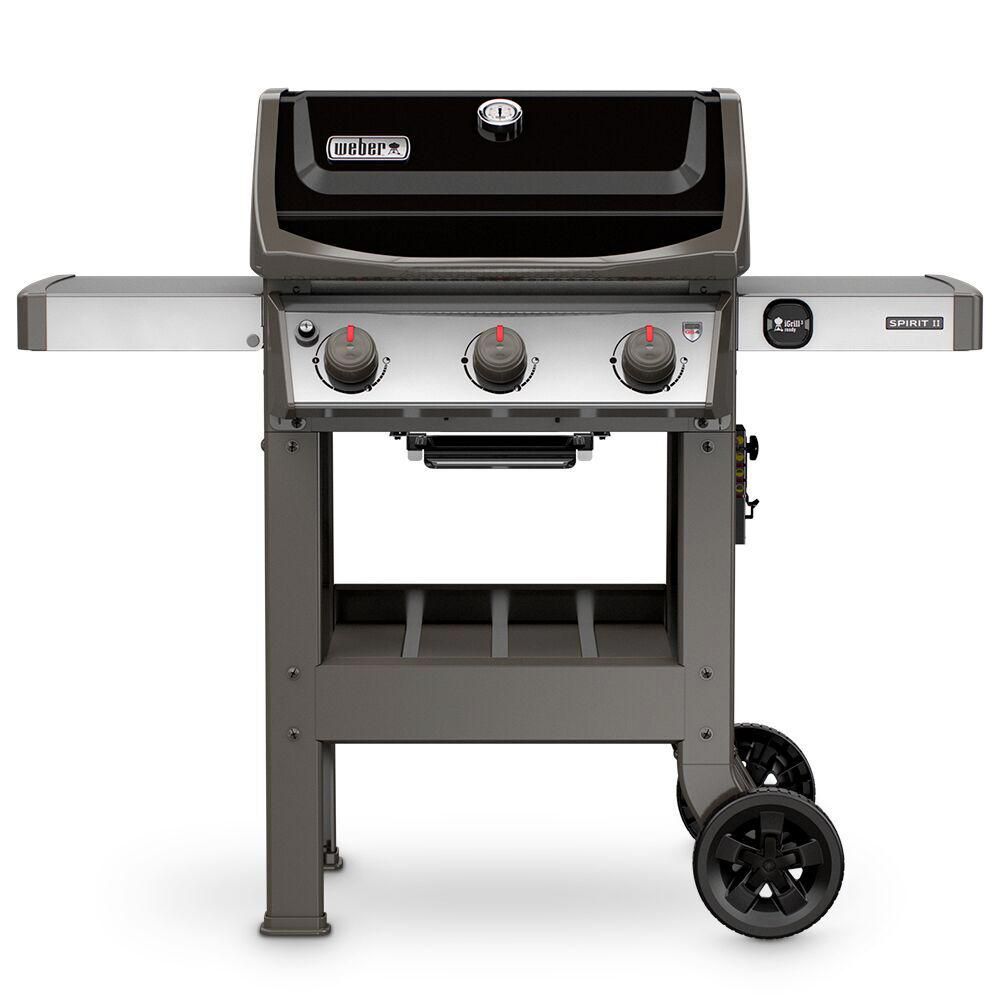 Weber  Spirit II E-310  3 burners Propane  44.5 in. H Grill  Black  30 000 BTU (45010001)