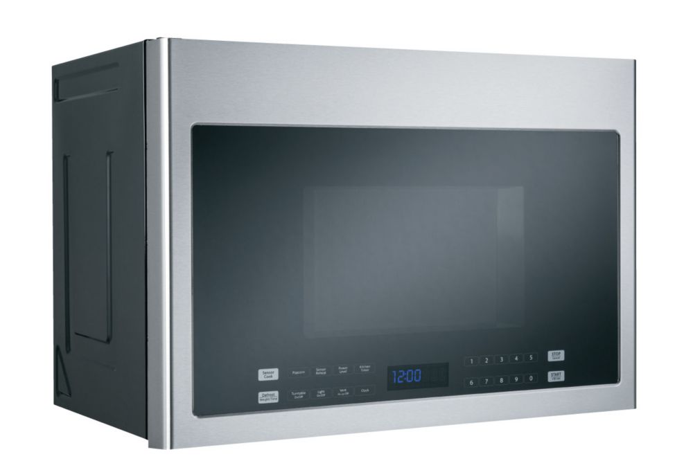 Haier 24 Inch 1 4 Cu Ft Over The Range Microwave In Stainless Steel   P 1001087723 