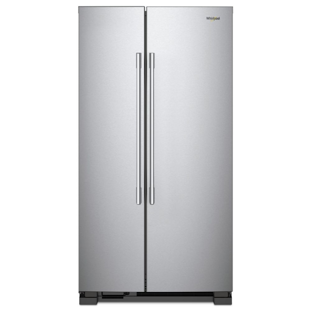 Whirlpool 36inch W 25 cu ft Side by Side Refrigerator in Fingerprint