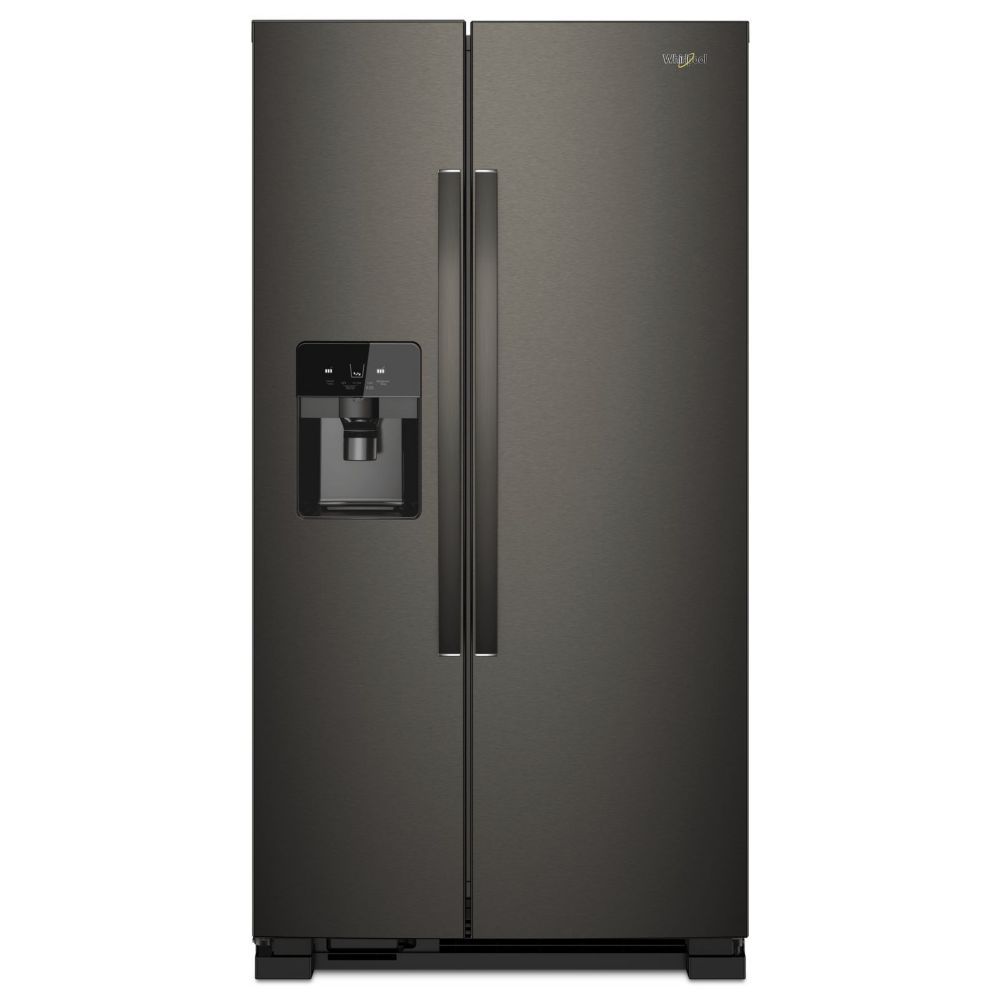 Whirlpool 33inch W 21 cu. ft. Side by Side Refrigerator in Fingerprint
