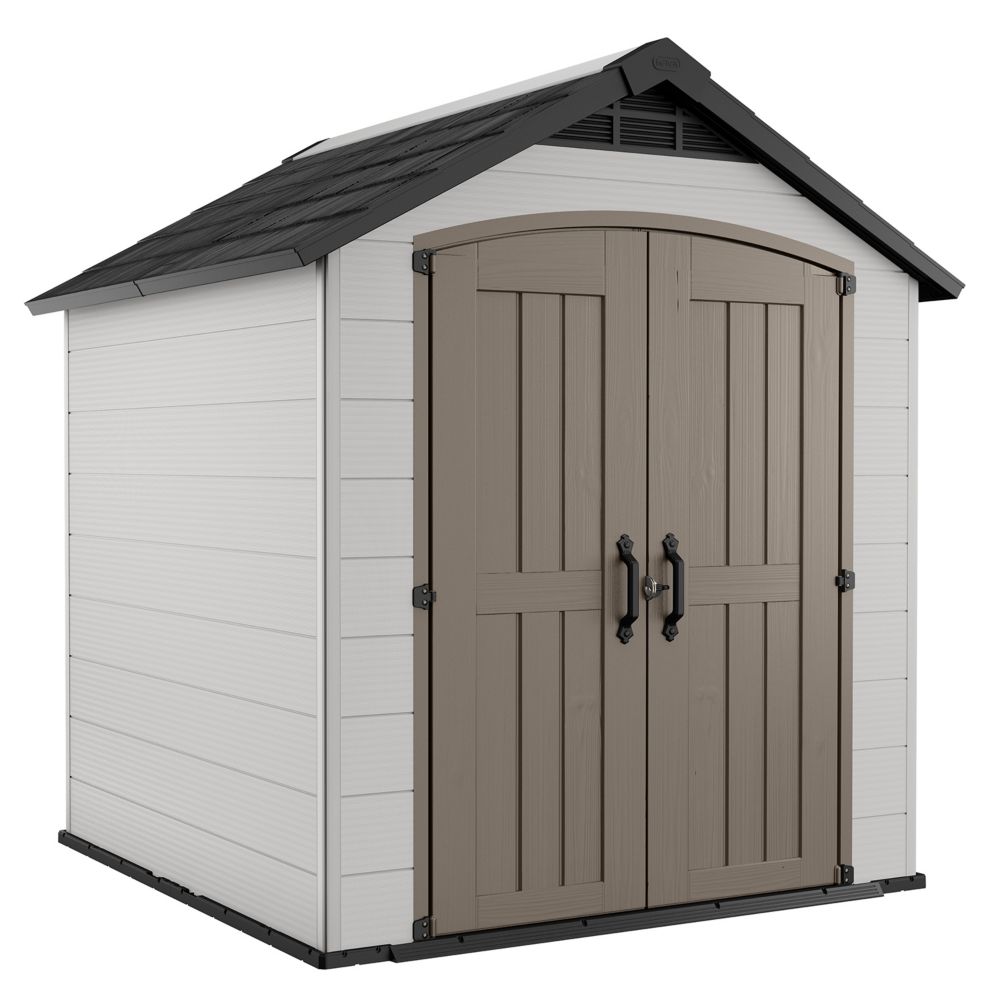 Keter Montfort 7.5 ft. x 7 ft. Storage Shed The Home Depot Canada