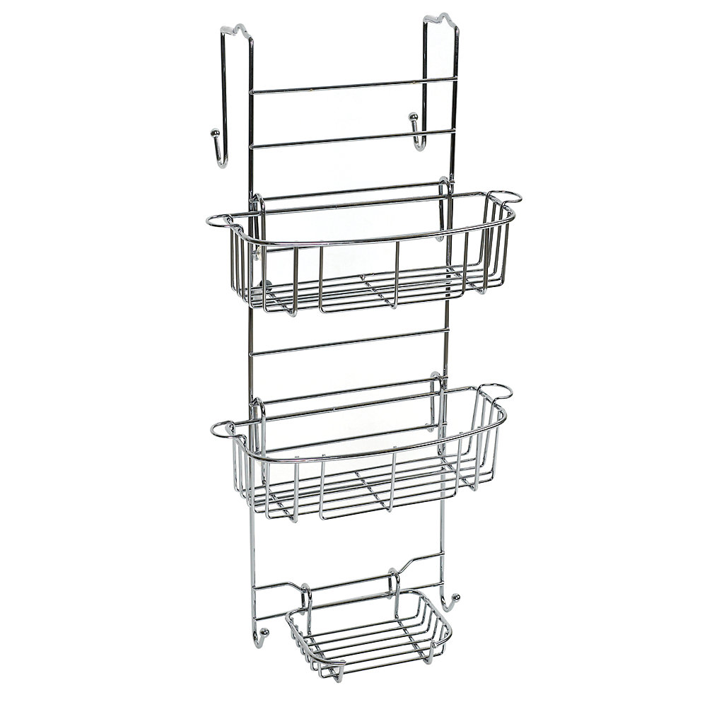 Over The Shower Door Caddy In Chrome