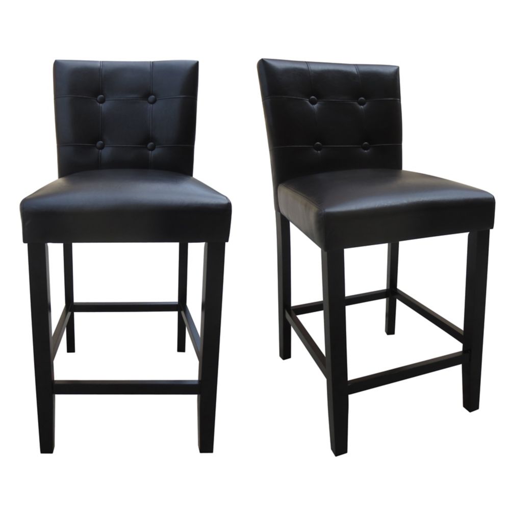 25 Inch Counter Height Parson Chair Set Of 2