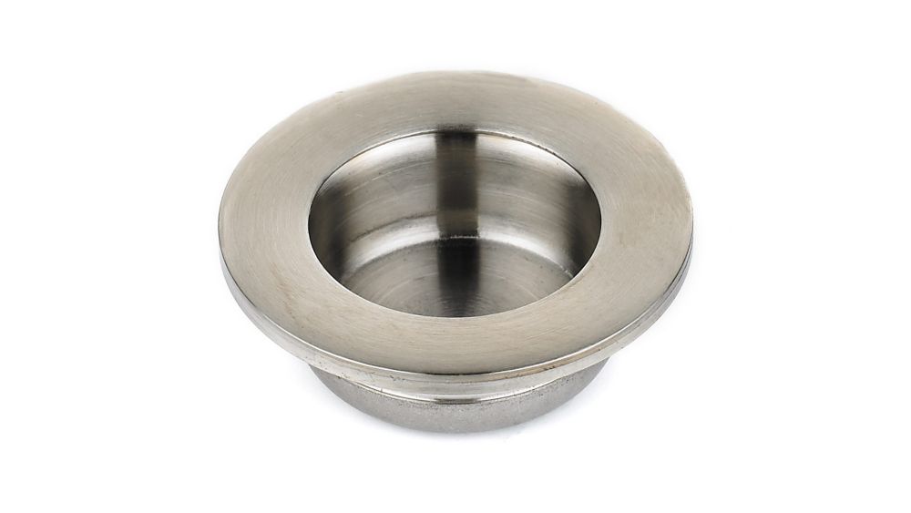 Contemporary Metal Pull H831-6 5//16 in - Brushed Nickel Finish H8310160BNT Richelieu Hardware 160 mm