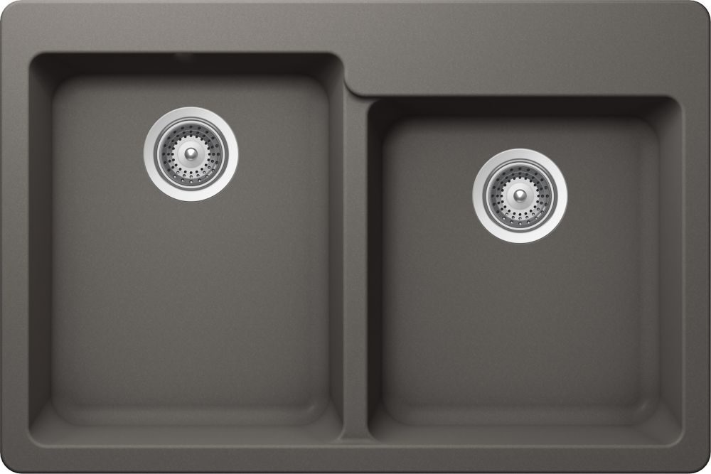 blanco vision 210 cinder drop in granite kitchen sink