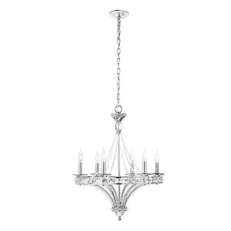 Home Decorators Collection 6 Light Crystal Chandelier The Home Decorators Collection 6 Light Crystal Chandelier The Depot Canada