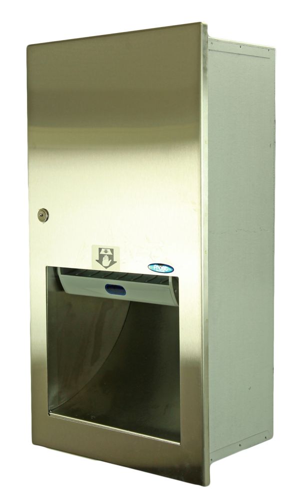Hands Free Semi-Recessed Paper Towel Dispenser Hands Free Semi-Recessed Paper Towel Dispenser