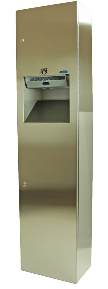 Auto Roll Combination Paper Towel Dispenser/Disposal, Semi-Recessed Auto Roll Combination Paper Towel Dispenser/Disposal, Semi-Recessed